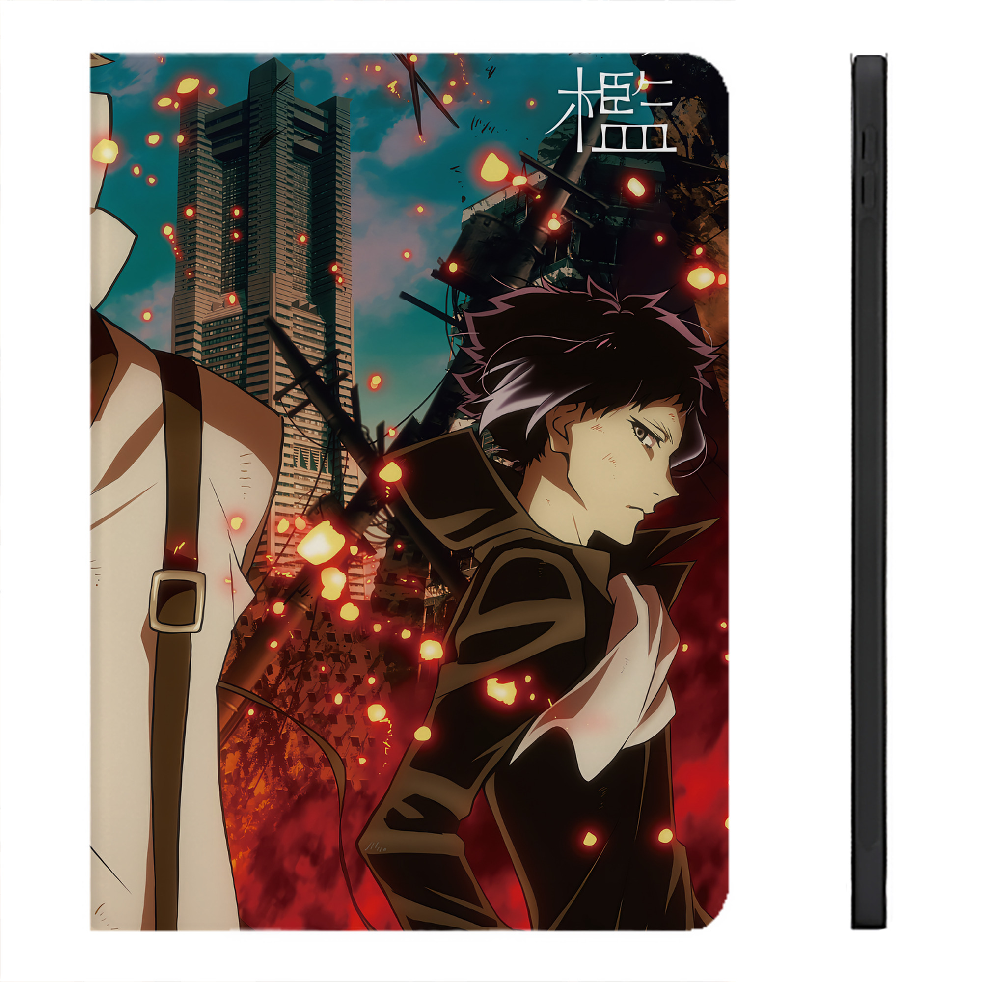 （画像用） 文豪ストレイドッグス Bungo Stray Dogs IPadケース ペンホルダー付き ブックスタイルデザイン